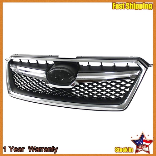 Front Grille Assembly Chrome Trim Fit 2013-2015 Subaru XV Crosstrek - Picture 5 of 8