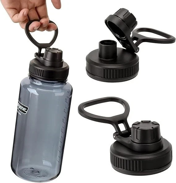 2Pack Replaceable Lid for Nalgene Water Bottles, Replacement