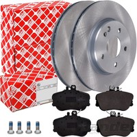 Febi Bremsscheiben Ø284Mm + BelÄGe FüR Mercedes C-KLASSE W202 + Kombi S202
