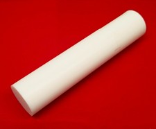 Teflon PTFE White Rod 1.410" Diameter x 6.45" Long - 12.6 Oz.