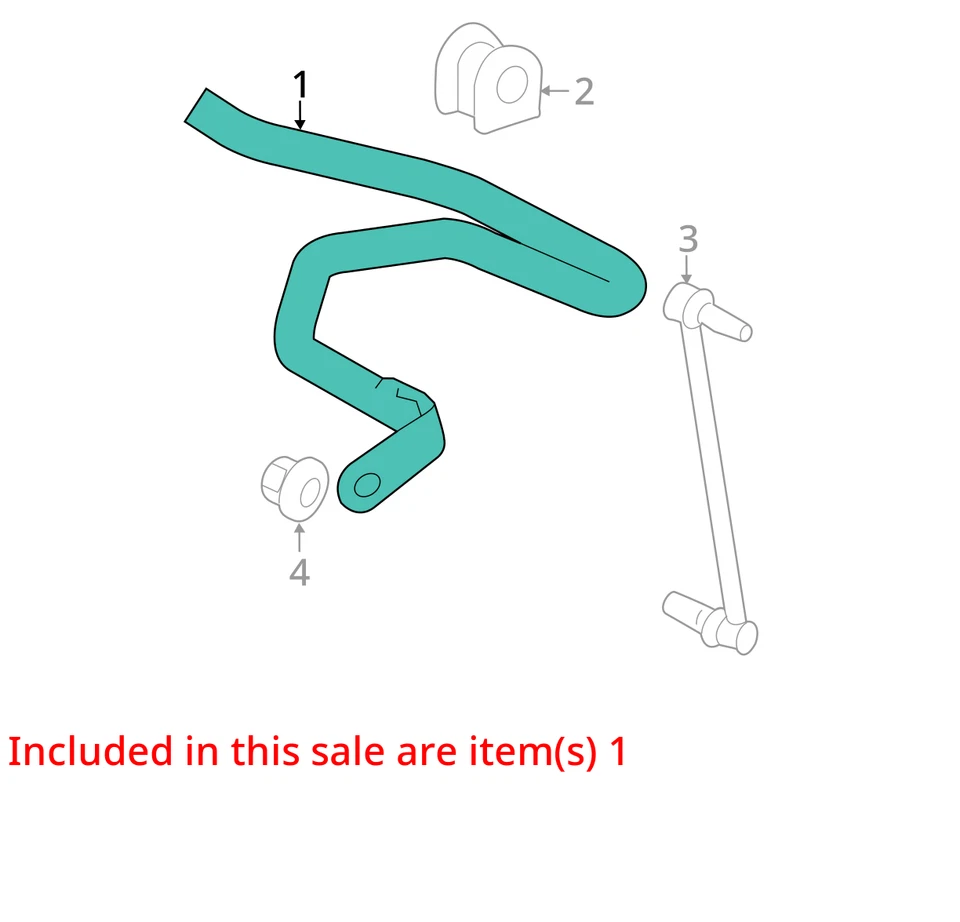Lexus CT200h 2017 tracción delantera barra estabilizadora OEM 55 k millas - LKQ361377198 Foto 4 de 4