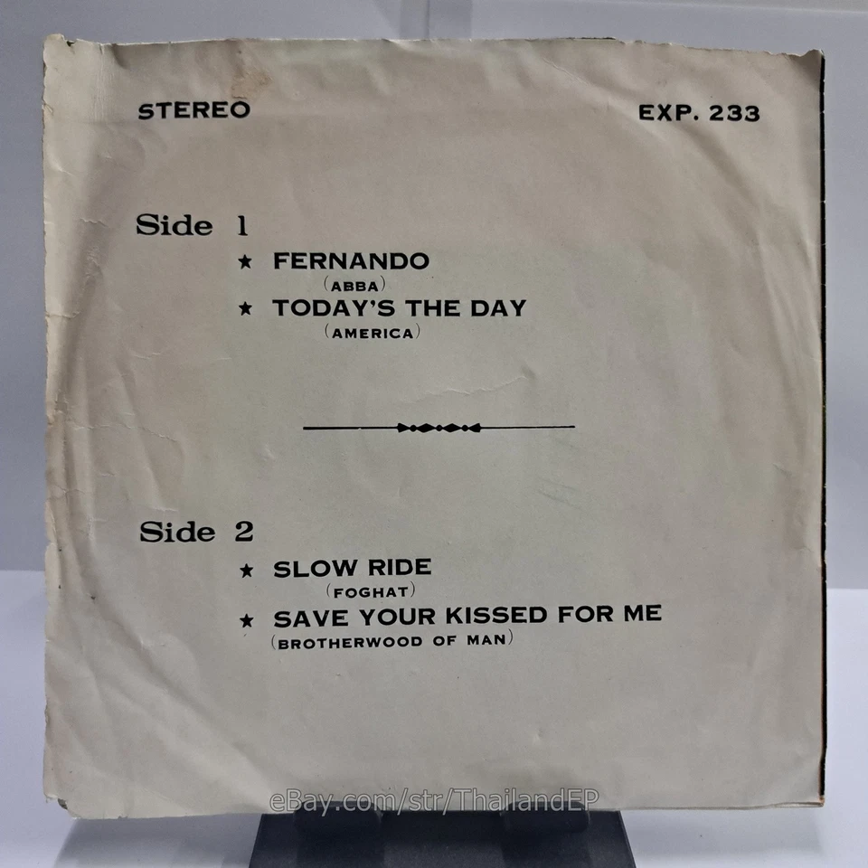 ABBA /AMERICA /FOGHAT /BROTHERWOOD OF MAN THAILAND EP 45 THAI - Image 2 of 4