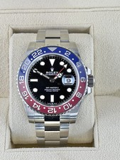 Rolex GMT-Master II Pepsi Black Dial on Oyster 126710BLRO Complete 2022