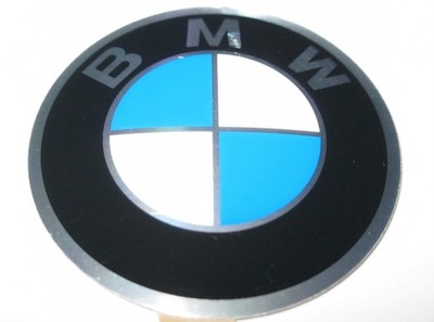 BMW E21 E30 Radnabendeckel Emblem Roundel Emblem Plakette 36131181082 Neu Original
