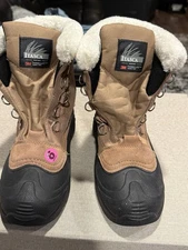 Itasca Womens Thermo Lite Leather Tan Insulation Snow Winter Boots Size 6