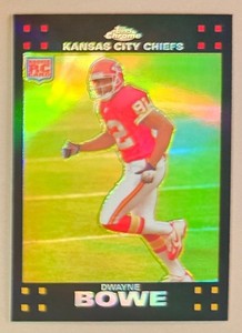 2007 Topps Chrome #TC203 Dwayne Bowe Refractors Rookie RC KC Chiefs