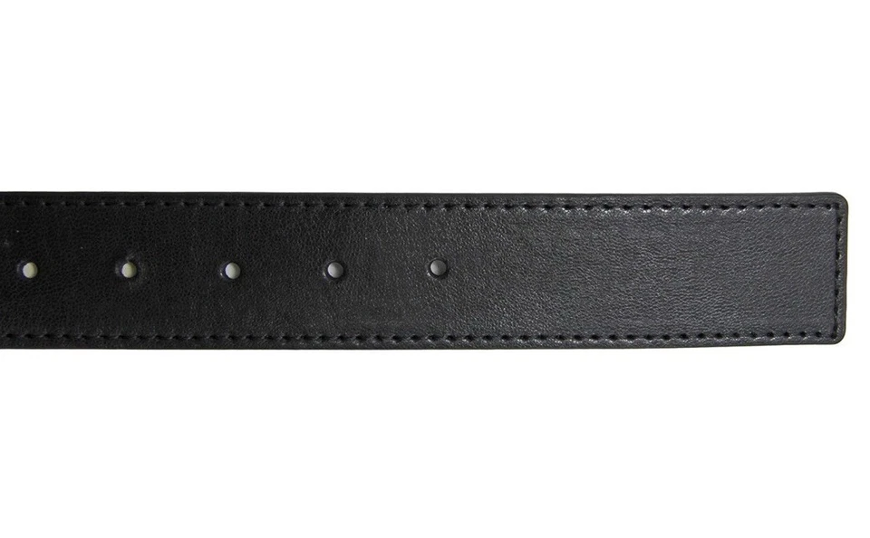 Cinturón de cuero True Religion con hebilla con logotipo de estrás negro #TR304975 talla 42 Foto 3 de 4