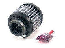 K&N 62-1430 Vent Filter 35mm Port 64mm High Black
