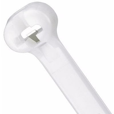 Panduit Bt2m-C Cable Tie, 8 In L, 2 In Max Bundle Dia., Natural, Nylon 6/6, 18
