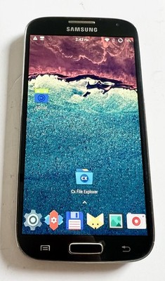 Samsung Galaxy S4 16 GB CyanogenMod ROOTED ROM SCH-I545V Verizon Black Mist