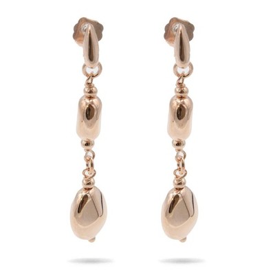 Rotgold Ohrringe 18 Karat Gold Ohrringe Damen Schmuck Nickelfrei Bronzallure