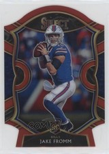 2020 Panini Select Concourse Maroon Prizm Die-Cut Jake Fromm #49 09ss