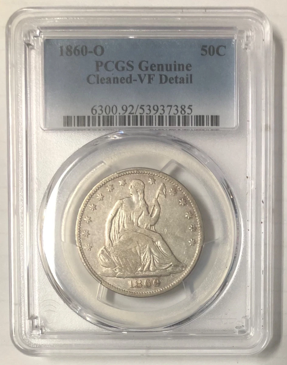 1860 Year Seated Liberty US Half Dollars (1839-1891) for sale | eBay