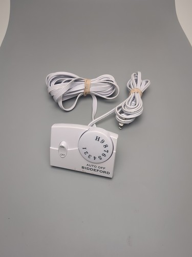 Biddeford TC11BA Auto Off Heated Electric Blanket Control Power 4 Prong