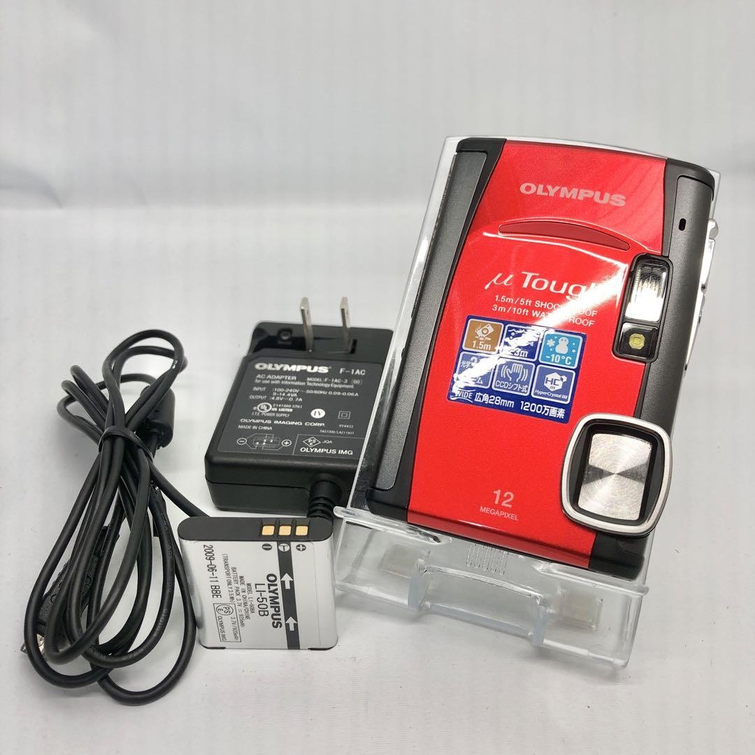OLYMPUS 防水デジタルカメラ μ TOUGH 6010 レッド μTOUGH-6010RED 防水