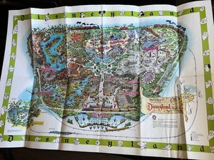 Disneyland Map 1962 for sale | eBay