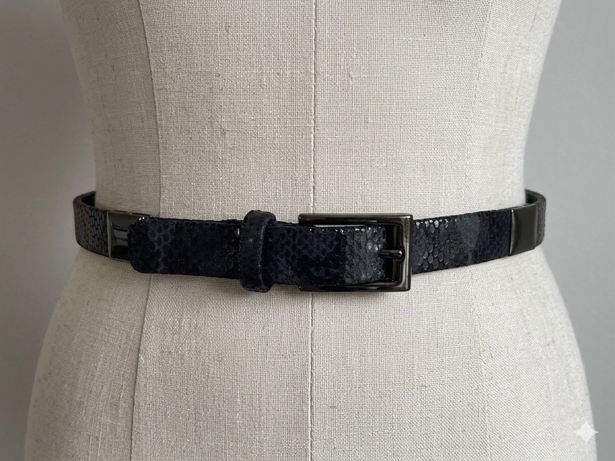 Suzi Roher Black Leather Belts for Women for sale | eBay display picture 2