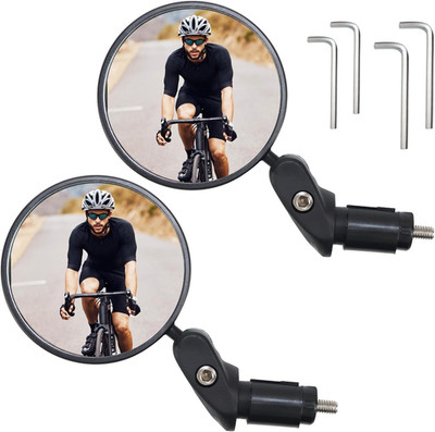 Fahrradspiegel Rückspiegel 2 Stück 360° HD Klappbar Universal Lenker