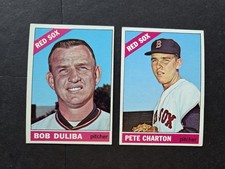 Pete Charton (329) & Bob Duliba (53) 1966 Topps - See Photos
