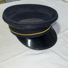Railroad Conductor Hat Cap Wentworth Forman Co Size 7 5/8