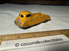 Vintage 1960s Diecast Metal Tootsietoy Toy 1947 Hudson Pickup Truck Yellow 4 