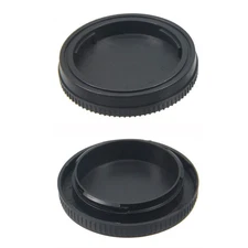 Camera Body Front Cap+Rear Lens Cap For Sony A6300 A6000 A6400 A7R2 A7M3 ILDC e