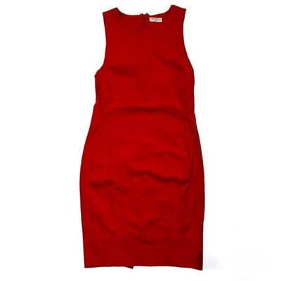 ARITZIA BABATON Miguel Dress Red Sheath 10