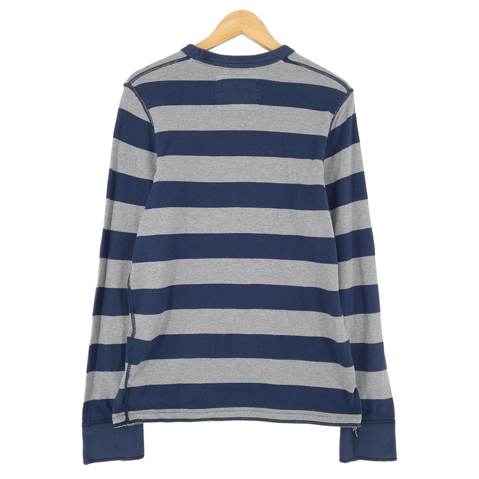 Abercrombie & Fitch Pullover Vintage Rayé Slim Fit Col Rond Homme Taille S - Photo 3/4