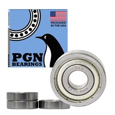 PGN 4 Pack 6200-ZZ Bearing - Lubricated Chrome Steel Sealed Ball Bearing - 10...