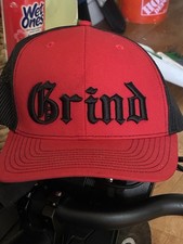  GROOO Red/Black Trucker Hat Mesh Back Adjust...