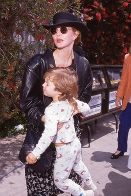 Priscilla Presley and son Navarone Anthony Garibaldi May 13 1990 Old Photo