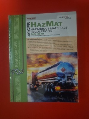 Hazardous Materials Regulations, 49 CFR Parts 100-185, Mar 2025 SEALED NEW(R1)