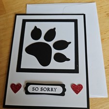 Pet sympathy card