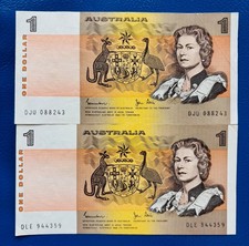 Australien 2x1 Dollar 1982-1984  - VF-XF
