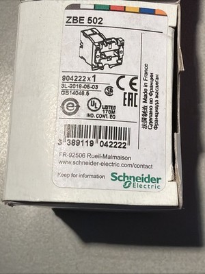 Schneider Electric ZBE502 Harmony XB4 und XB5, Hilfsschalter, Kontaktblock, 22mm
