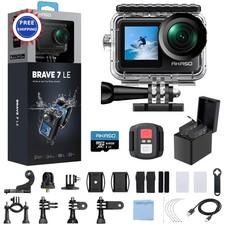 Action Camera 64G 131FT AKASO Brave 7 LE 4K30fps Waterproof 64GB MicroSDXC Card