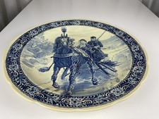 Assiette en porcelaine de Delft 39 cm - état voir photos