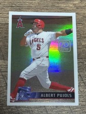 2021 Topps Albert Pujols 70 Years of Topps Chrome Refractor Angels