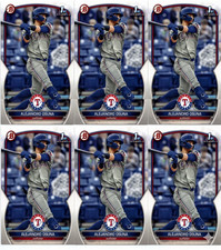 2023 1st Bowman Alejandro Osuna 6 Card Rookie Lot #BP-131 Rangers RC