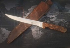 JOHN E TONER  CONTINENTAL DIVIDE STEAK KNIFE IRONWOOD EXCELLENT COND