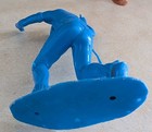 2 Vintage 1960s Louis Marx & Co Indian And Ape Man 6" figures Plastic Toys — photo 8