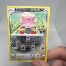 Pokemon GO Blissey Mint TCG Reverse Holo mit Toploader
