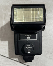 Vivitar 283 Auto Thyristor Hot Shoe Strobe Flash GN 90 for Film Camera