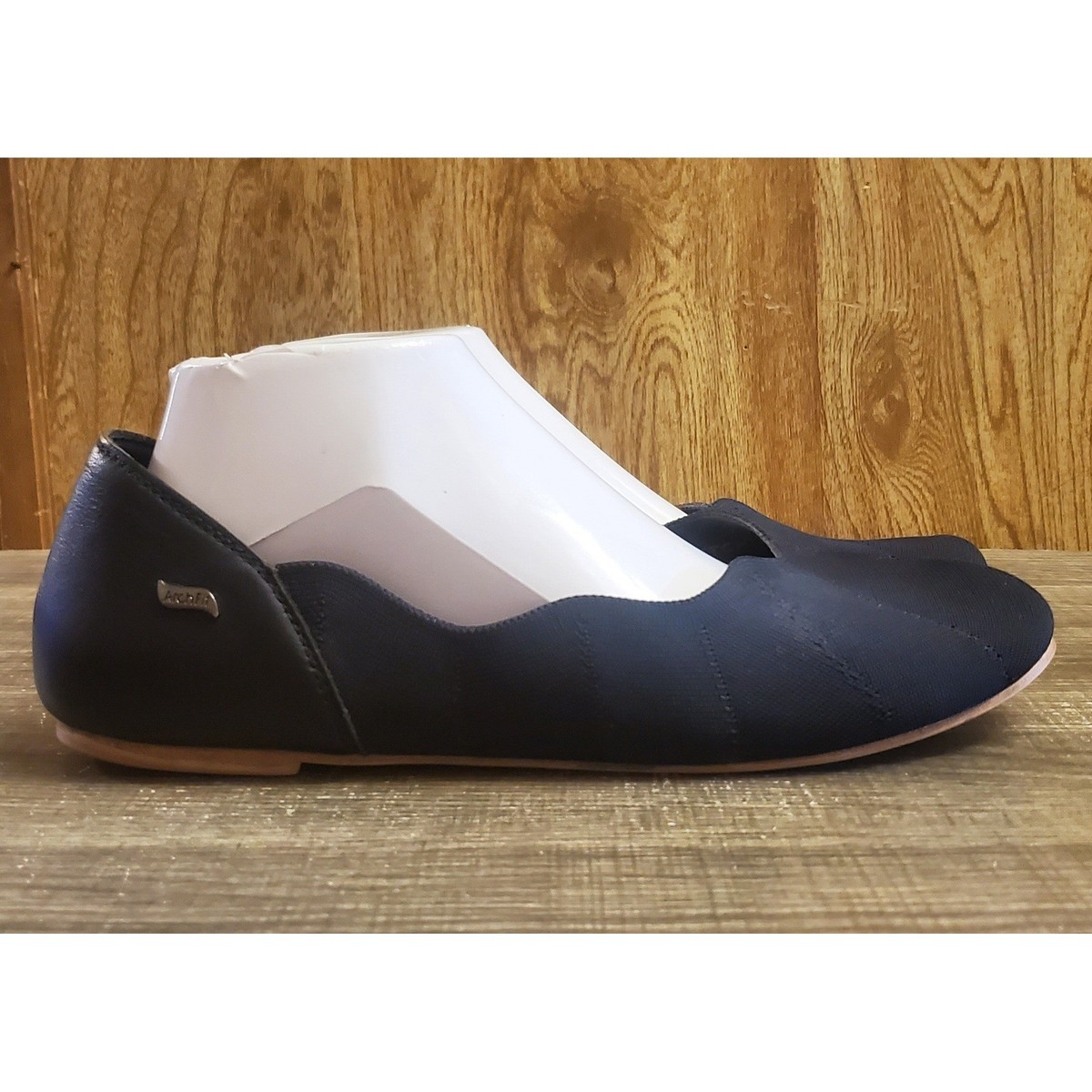 Skechers Arch Fit Ballet Flat Shoes Women's size 9.5 Navy | eBay