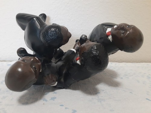 Enesco Parastone All That Jazz 1990 Singing Quartet Figurine Pre-Owned - Picture 5 of 17