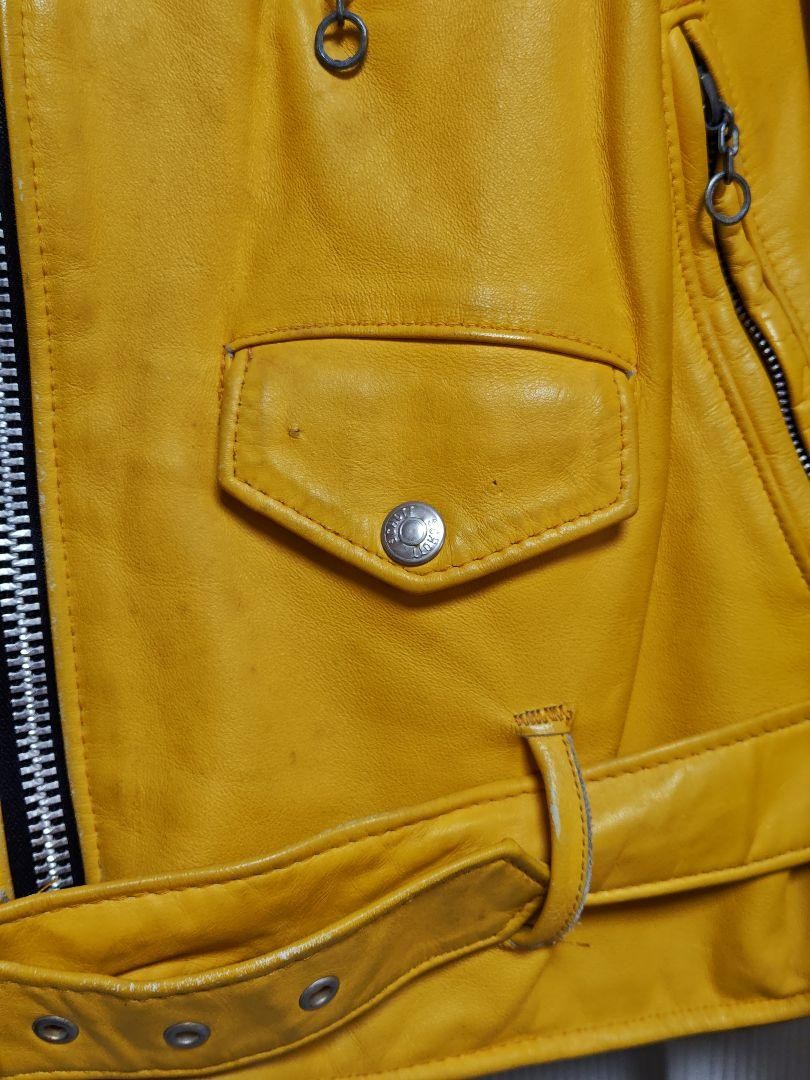 schott Riders Yellow 818 Vintage size 38 | eBay