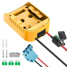 Power Wheels Adapter for Dewalt 20V Battery Adapter Power Wheels Battery Conv...