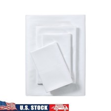 Cooling Microfiber Antimicrobial Sheet Set Soft Breathable Queen 4 Pieces New