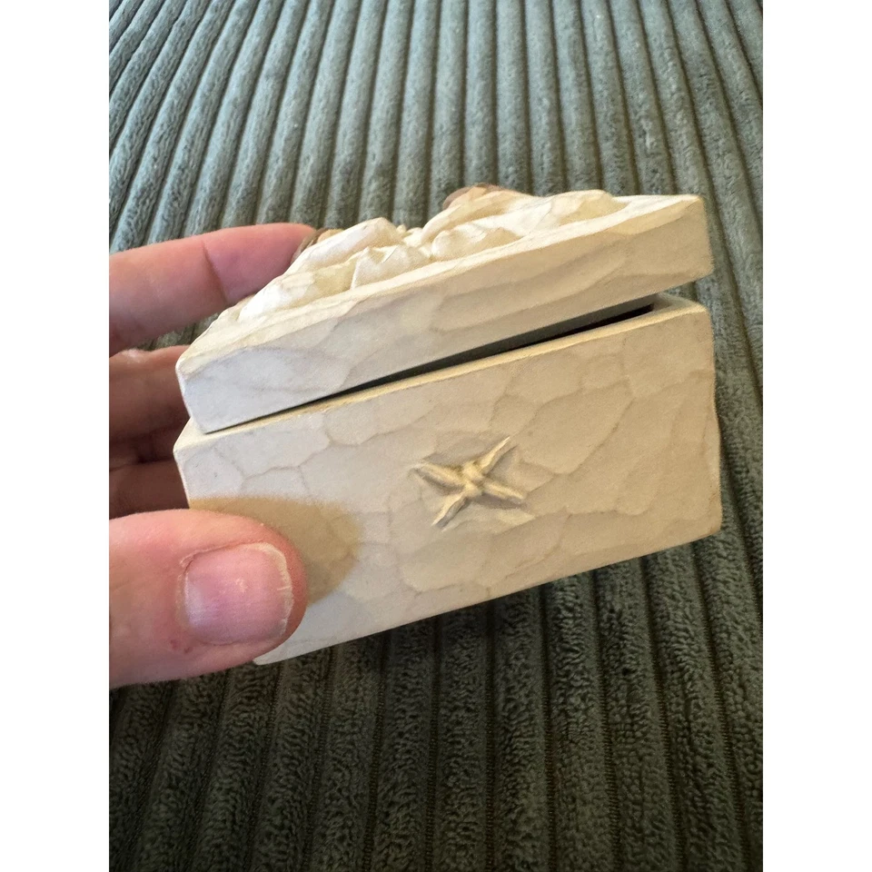 Caja de recuerdo de amistad Willow Tree Forever True Friends Demdaco 2003 Foto 3 de 4