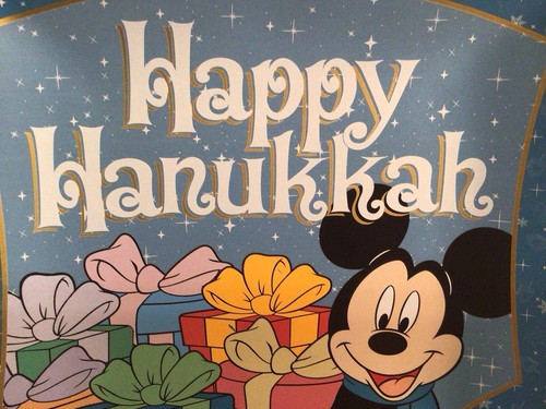 Mickey Mouse Happy Hanukkah Disney Parks Authentic 9" Serving Plate - Picture 3 of 24